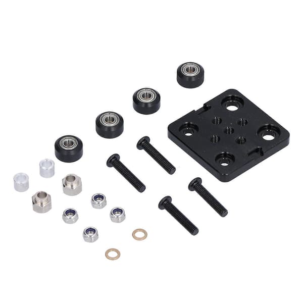 Portalplate Aluminiumlegering Mini Bygg med Hjul 3D-skriver Tilbehørssett