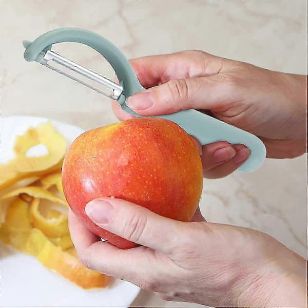 Grönsaksskalare för köket, fruktskalare för morot, gurka, äpple, grönsaksskalare med bra grepp
