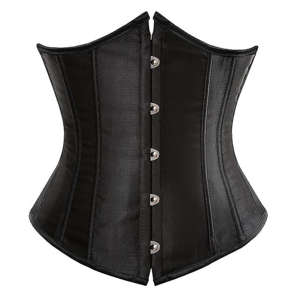 Gothic Style Underbust Korsett och Waist Cincher Top för kroppsformning och träning L