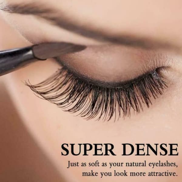 7 paria 25 mm:n silmäripsiä Faux-tekoripset Wispy Extension Ks071 7pair