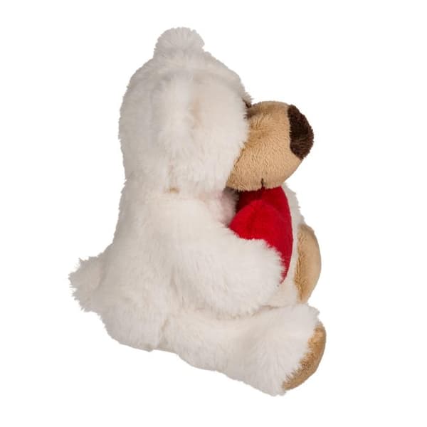 Teddybjørn med Hjerte - Kosedyr white