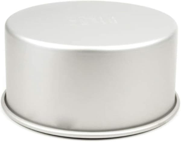 Rund kakform i anodiserad aluminium, kakform med fast botten, baktillbehör, 254 mm x 84 mm