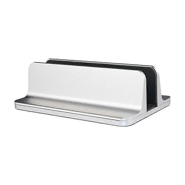 Bærbar stativ Pladsbesparende Bærbar holder Bærende Rustfrit Justerbar Fast Computer Anti-slip Universal Bærbar Lodret Rack til Kontor