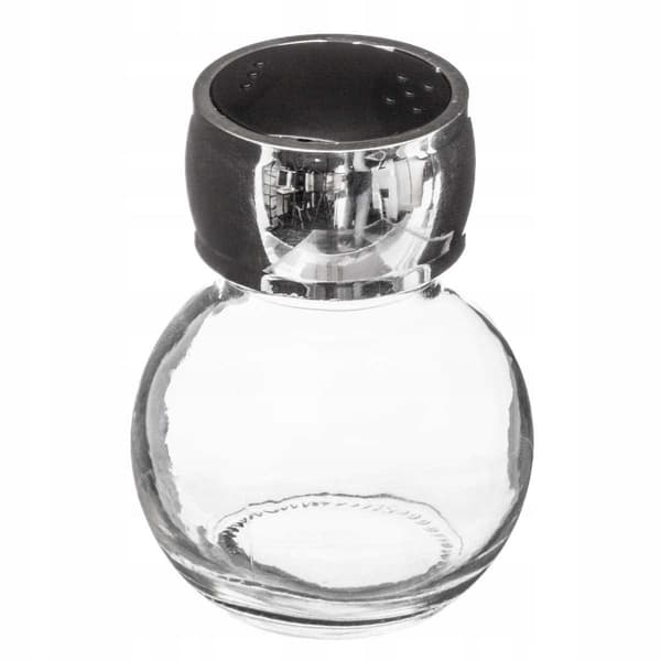 8x Krydderglass med Roterende Krydderstativ black