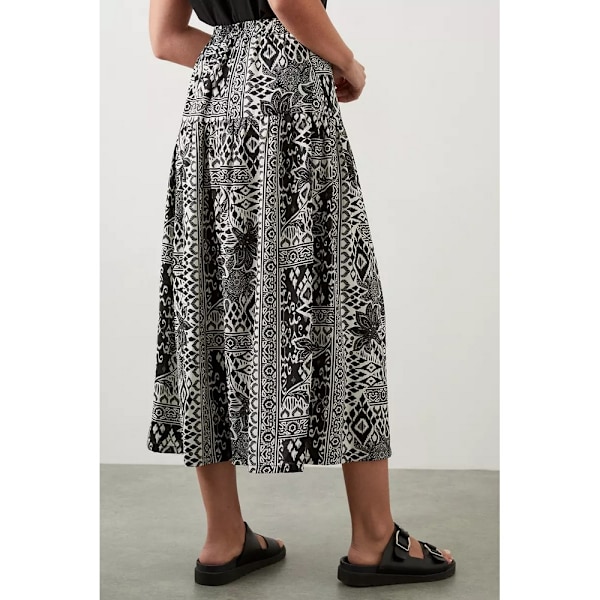 Dorothy Perkins Print for dame/dame Midiskjørt 1 Monochrome 10 UK