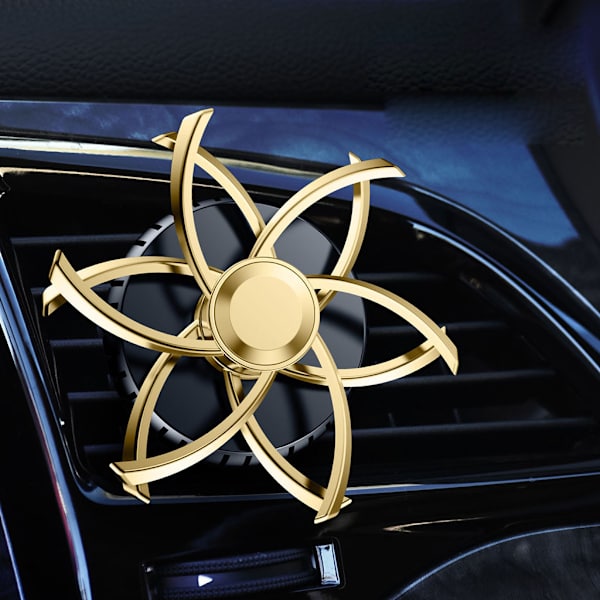 Automotive Luftutlopp Doftklämma Eterisk Oljespridare Dekor Bil Aromaterapi Ventilationsklämmor för bekväm körning Red