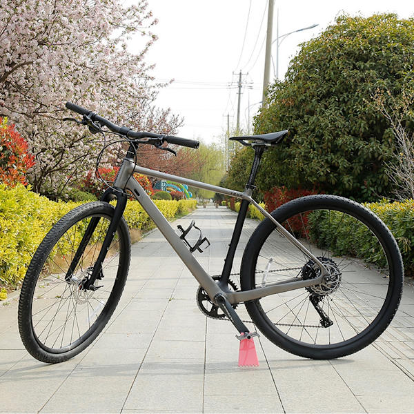 Bärbart cykelställ för justering Rengöring Reparation Mountain Road Cyklar Tillbehör Färgglada plaststöd Pink