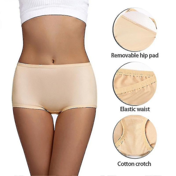 Butt Lifter Shaper Trosor Dam Fake Ass Seamless Pad Hip Enhancer Booty Shapewear Push Up Buttons idja Byxor M