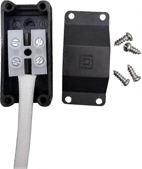 GU10 Lampeholder, Pæresokkelkontakt, Adapter for LED og Halogen, Keramisk Base og Koblingsklemme
