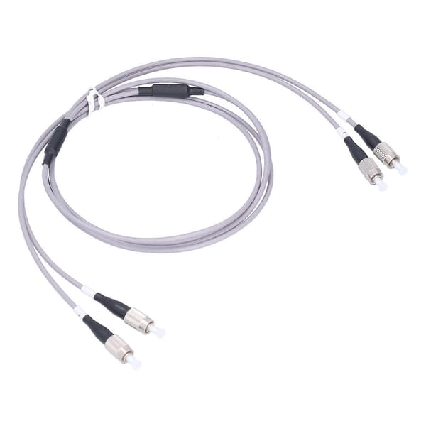 Optisk Fiber Patch Cord Pansret Jumper Multi Mode 2 Kerne Optisk Kabel FC UPC-FC UPC Grå (3 meter)