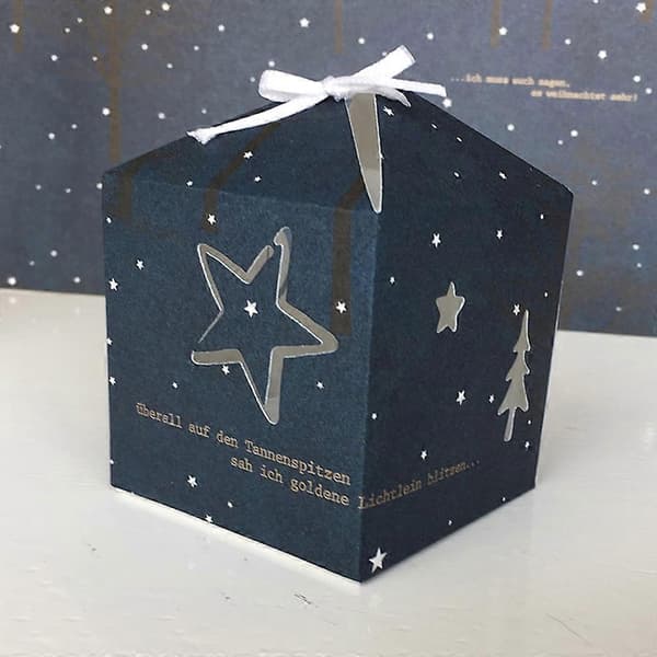 Tre Måne Stjerne Metall Kutteformer Mal Scrapbooking DIY Album Stempel Preging