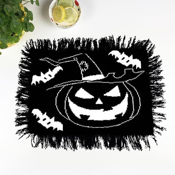Halloween bordstablett, värmebeständig, fläckbeständig, halkfri