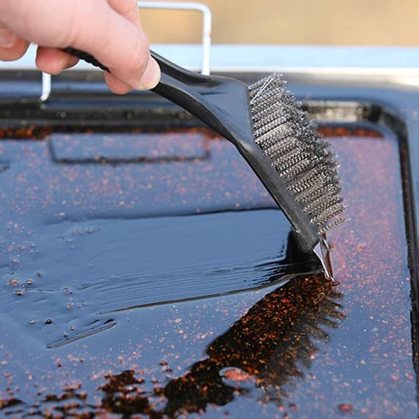 4 stk grillrengjøringsbørste. Grilltråd med rustfritt stål
