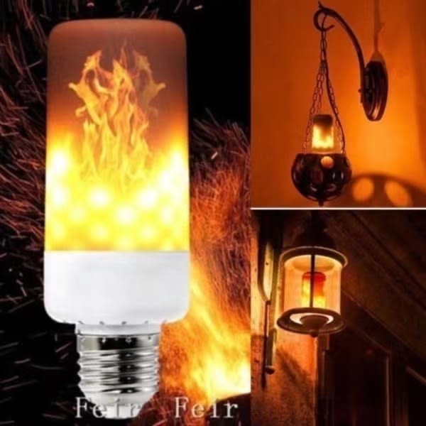 3 modeller LED Flicker Flame Lamp Bulb Fire Effect Juldekor