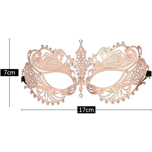 2 Pakke Sett Masker Maskeradeball Halloween Kostymer Mardi Gras Party