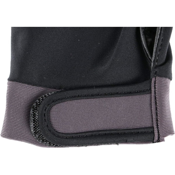 Elastisk Lycra 3 finger display biljard skyttehandske  M dark grey m