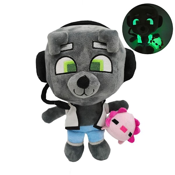 25cm Bobicraft Gitd Wolf Plyschleksak Doll Kudde För Flickor Present