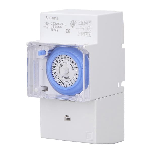 24-timers mekanisk timer vanntett programmerbar 24-timers tidsbryter for utendørs AC230V