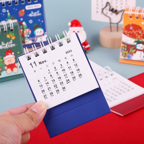 Julnedräkningskalender Adventsbordskalender GUL Yellow