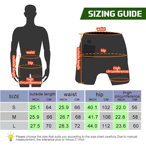 Uppvärmda byxor, unisex batteriuppvärmda boxer Varmbyxor qd bäst Large