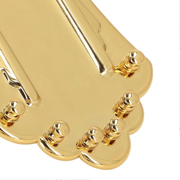 Guitar Haleplade Udskiftning Solid Metal 6 Strenge Guitar Trapezformet Haleplade til Archtop