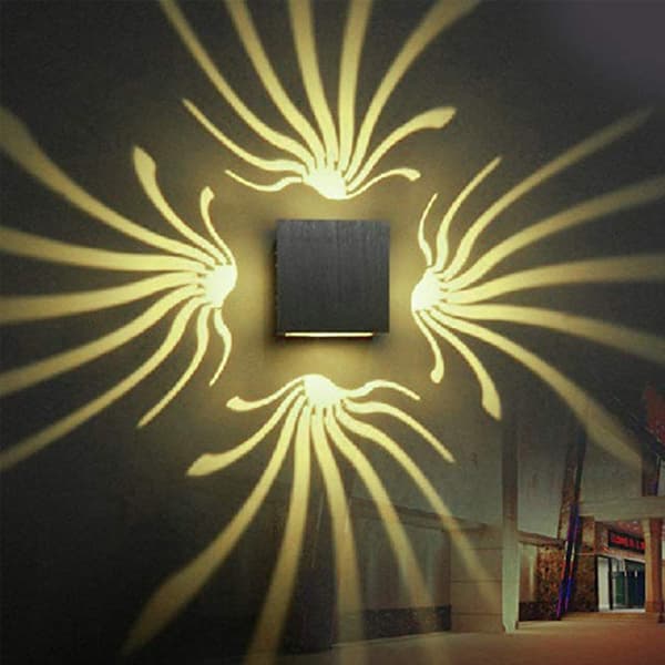 LED 3W Væglampe Moderne Aluminium Kreativ Lampe Indendørs Lys til