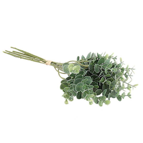 24 st Eucalyptus Plast Konstgjorda Löv Gäng Gröna