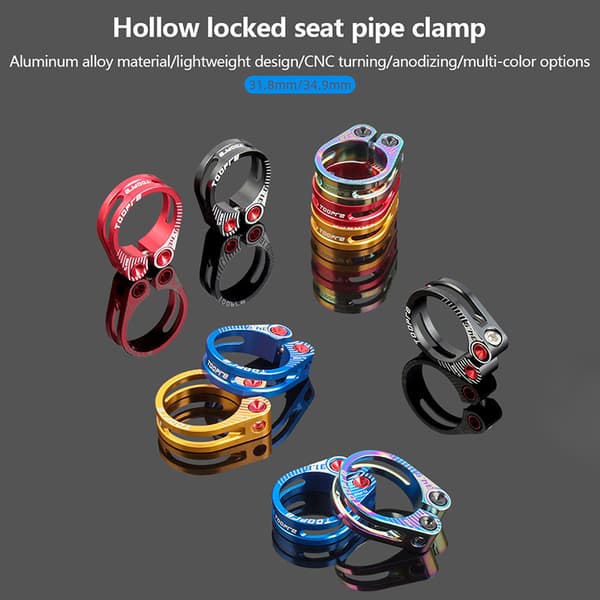 1 ST ENLEE 31,8MM Legering Cykelsäte Clamp Aluminum Mountain MTB Multicolor