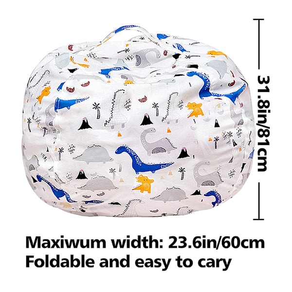 Gosedjur Gosedjur Förvaring Förvaringsväska Beanbag Kids dinosaur