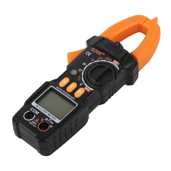 Digital klämmultimeter hög noggrannhet 2-600A AC DC Amp spänningskapacitansmätare testare