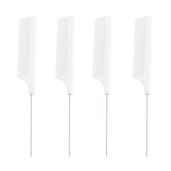 Rat Tail Comb Stålstift Rat Tail Kolfiber Värmebeständig