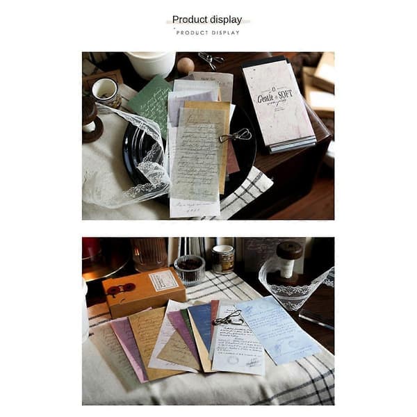 Materialbok, Retro Notatbok Dekorasjon Collage Materiale, Dagbok, DIY Produksjon, Håndverk Rosa
