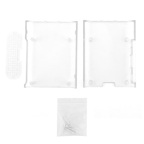 ABS skyddsfodral frostat transparent fodral komponent för Raspberry Pi 3B 3B+