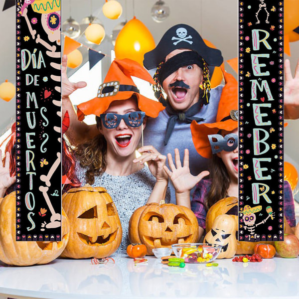 Halloween Dekor, Velkomstbannere Verandaskilt for ytterdør DL8101