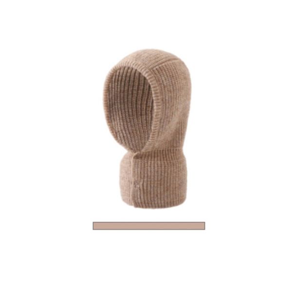 Kvinner Menn Strikkede Luer Varme Sør-Korea Dongdaemun Personlig Varm Holde Wo Trendy Kaldt Skjerf Pullover Unisex Sandy Yellow