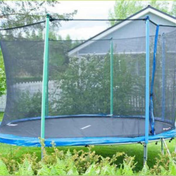 6 stk. trampolin stanghætter, slidstærke, nem installation, trampolin indhegning topdæksler, reservedele