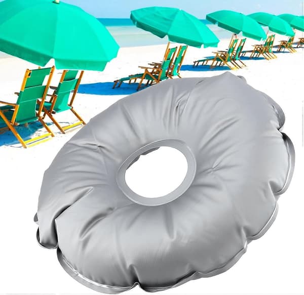 Vektpose til paraplyfot, Vektpose til terrasseparaply, Fyllbar paraplyfot for utendørs terrasseparaplyer