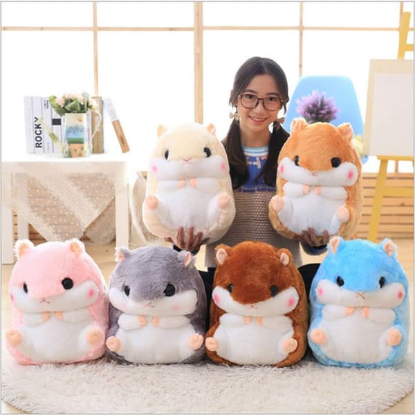 Plys hamster krammedyr legetøj 24,6 cm