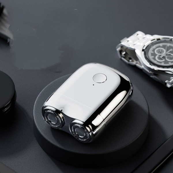 Elektrisk barbermaskine til mænd Lommeformat mini bærbar barbermaskine våd og tør barberkniv USB genopladelig barbermaskine til mænd