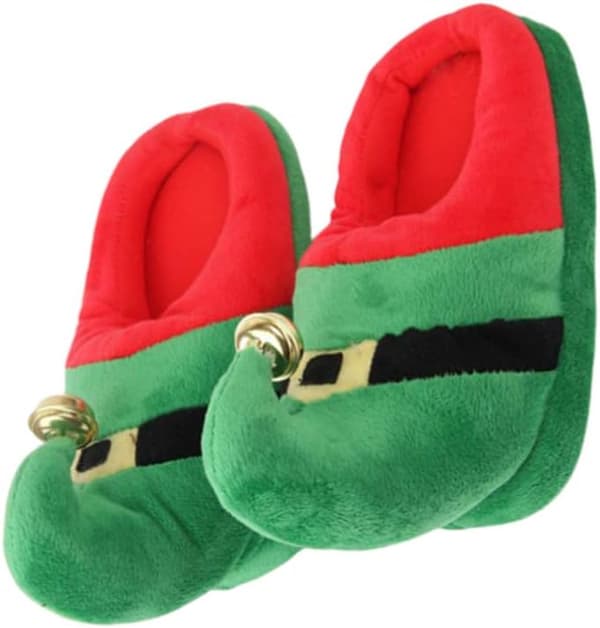 1 par jultofflor Jultomte Kostymtillbehör Plysch