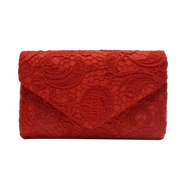 1 st spets satin aftonväska, förvaringsväska, crossbody-väska