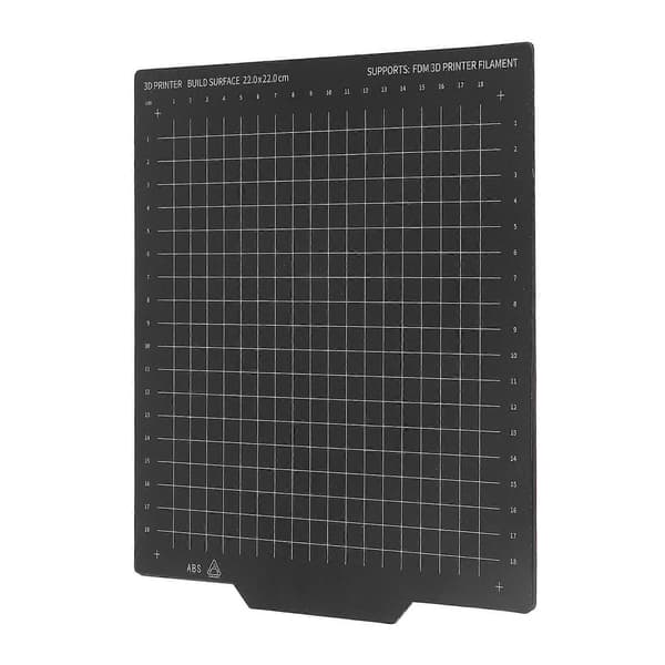 Fjederstål Byggeplade 2-sidet Magnetisk Fleksibel Plade 3D-print Printer Varmeplade Dele 220x220mm