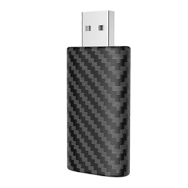 Trådløs CarPlay-adapter Karbonfiber USB Trådløs Android Auto Dongle Mini Ai Box Kablet til Trådløs Android Auto-adapter