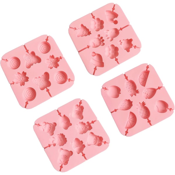 Sjove Former Silikone Lollipopforme Chokolade Hård Form