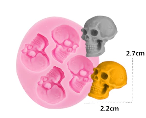 Halloween Muotti, 6,5*5,8*1cm Vaaleanpunainen