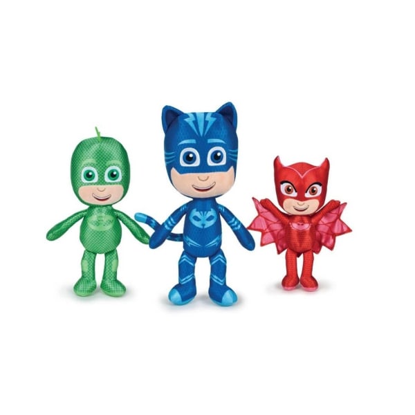 PJ Masks Pyjamashjältarna Gekko Plush Gosedjur Plysch Mjukis 22c green