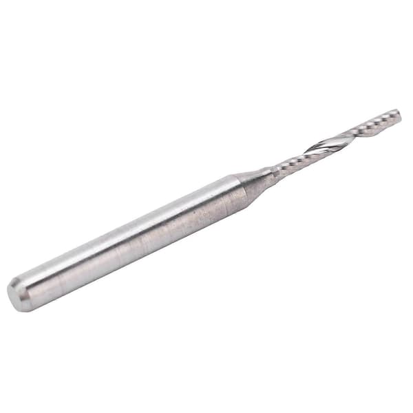 5 stk spiralfreser wolframstål ruterbit treutskjæringstilbehør 3,175 X 1,5 X 12 mm