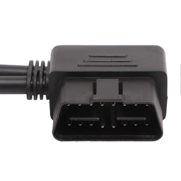 OBD2 Splitter 1 til 2 Y Splitter Forlængerkabel 16Pin Bil Diagnostisk Forlængerledning Adapter Passer til 12V 24V Obdii Port