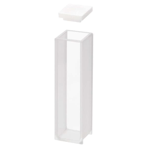 Kvartskuvett, spektrofotometerkuvetter 10 mm väglängd, 45 mm höjd, 3,5 ml kapacitet - 2 st