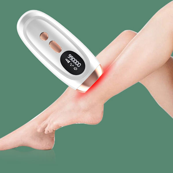 Epilator kvinnlig fryspunkt epilator handhållen helkroppsarmhåla hår kraftfull puls epilator white